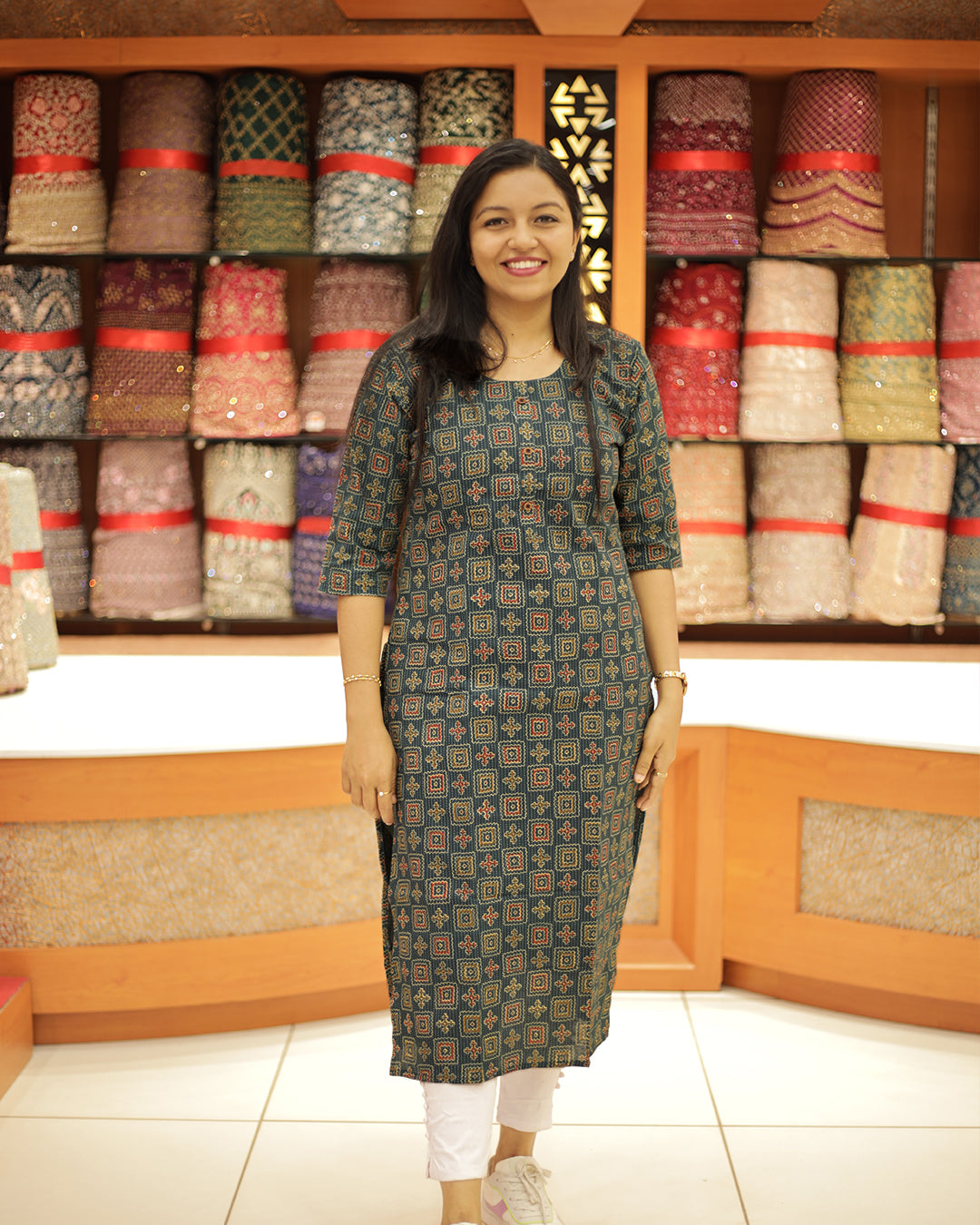 Women's Slited Kurthi- 1240