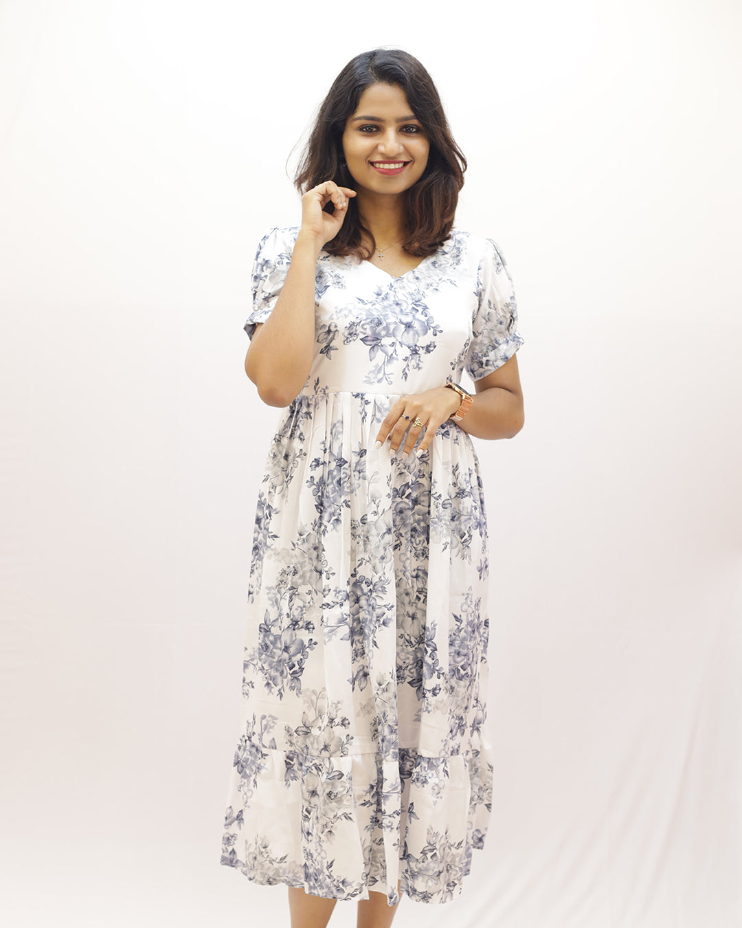 Women's printed Frock - 1481
