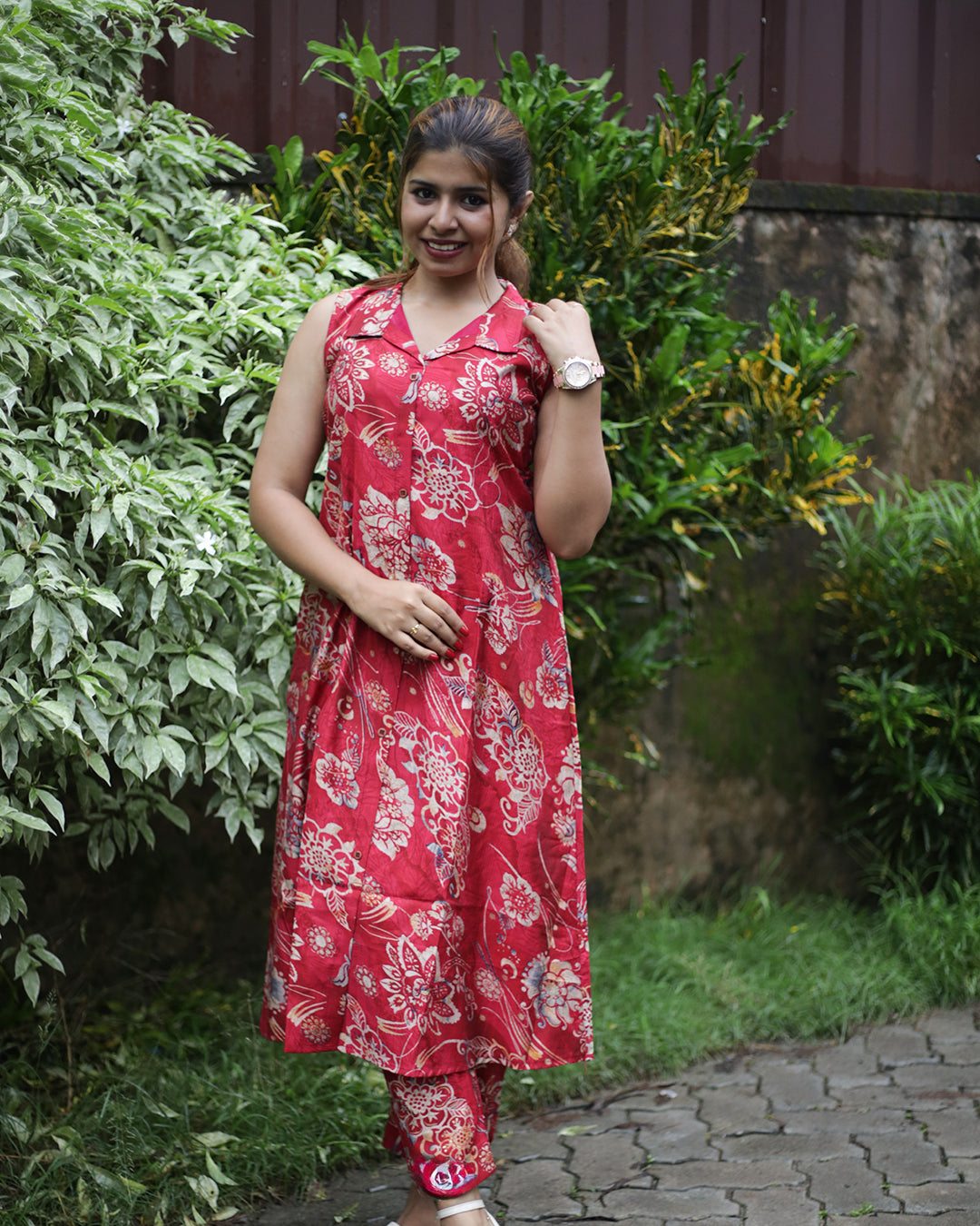 Women’s Printed Coord Set-1476