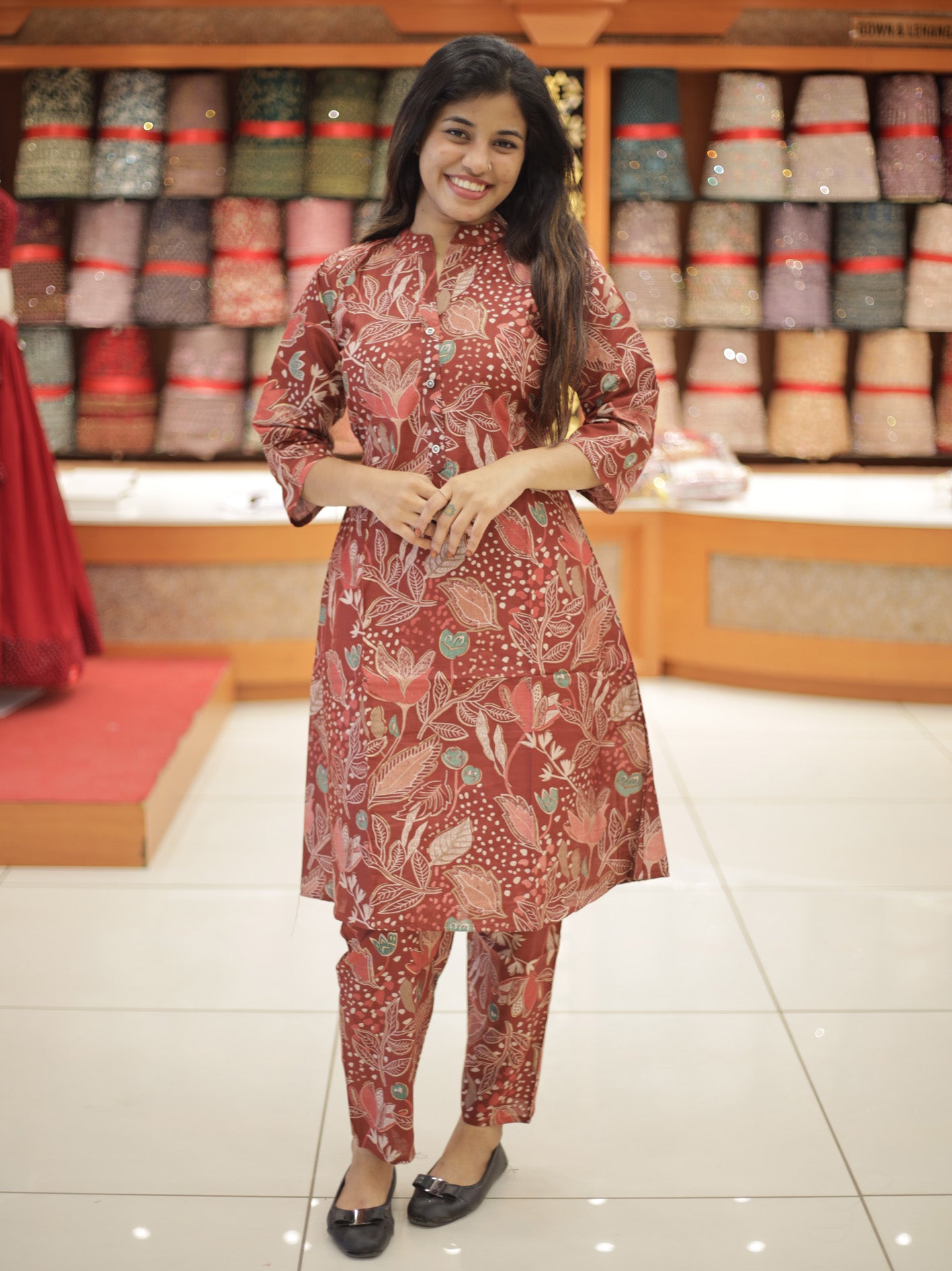 Women's Printed Co-ord Set - 1293