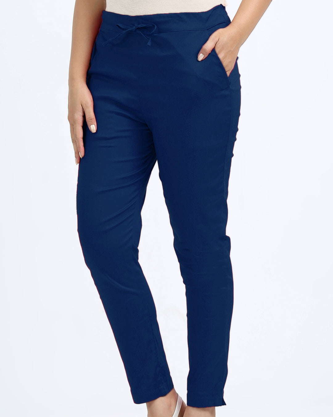 Women's Cotton Lycra Cigarette Pant -1153