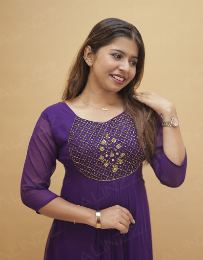 Women's Georgette Aline Kurti - R529