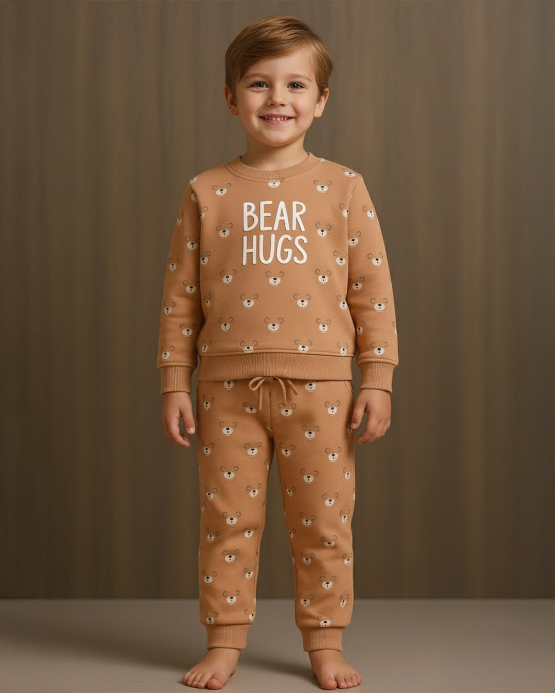 unisex “Bear Hugs” Co-ord Set  -R417