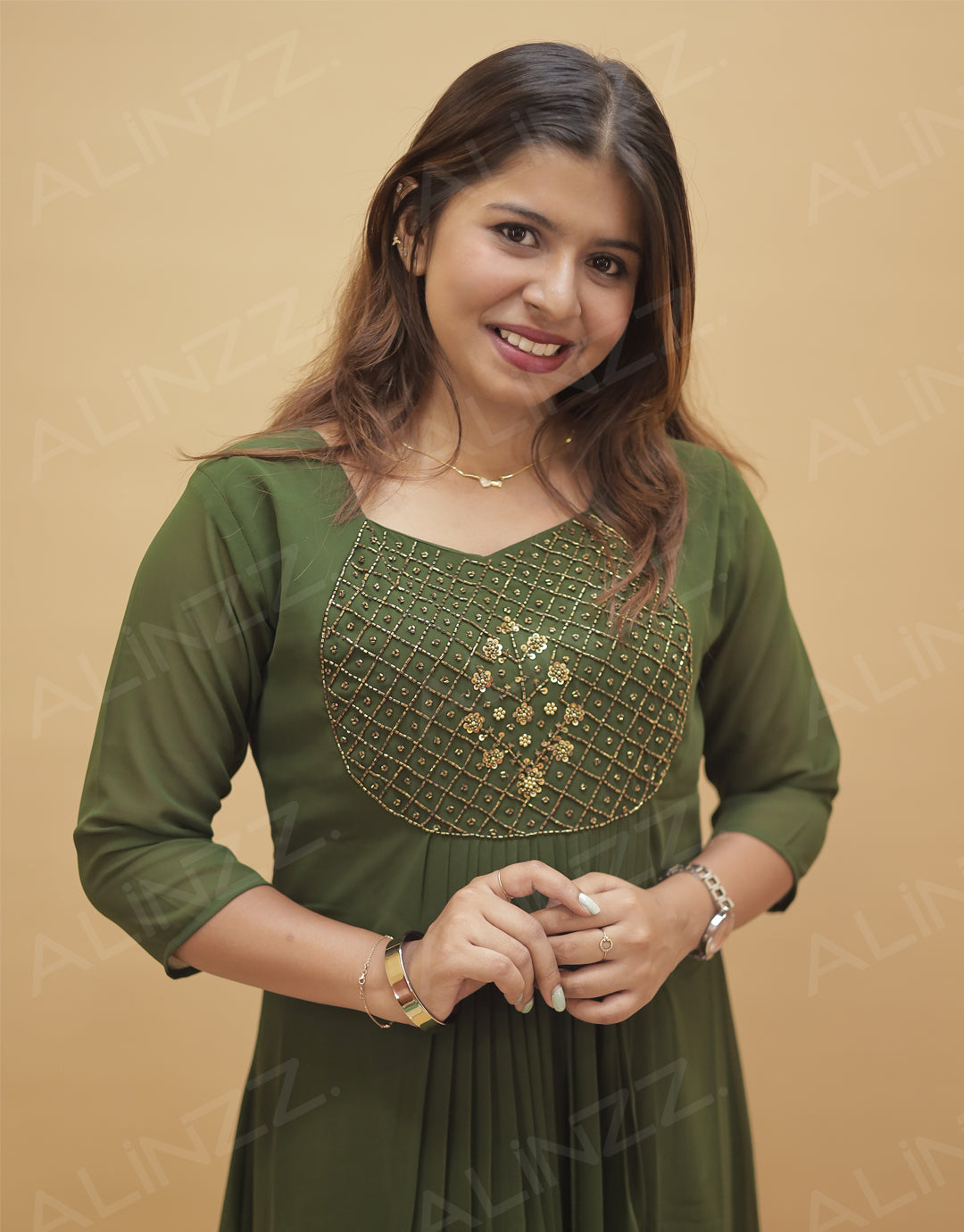 Women's Georgette Aline Kurti - R529