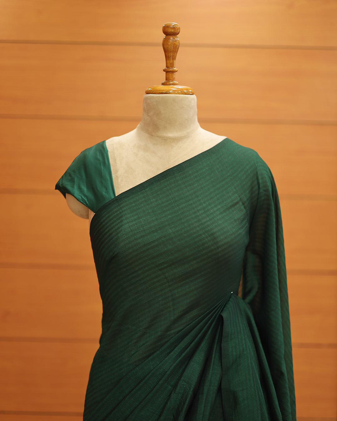 Vichitra Silk Saree with Stripes - 1138
