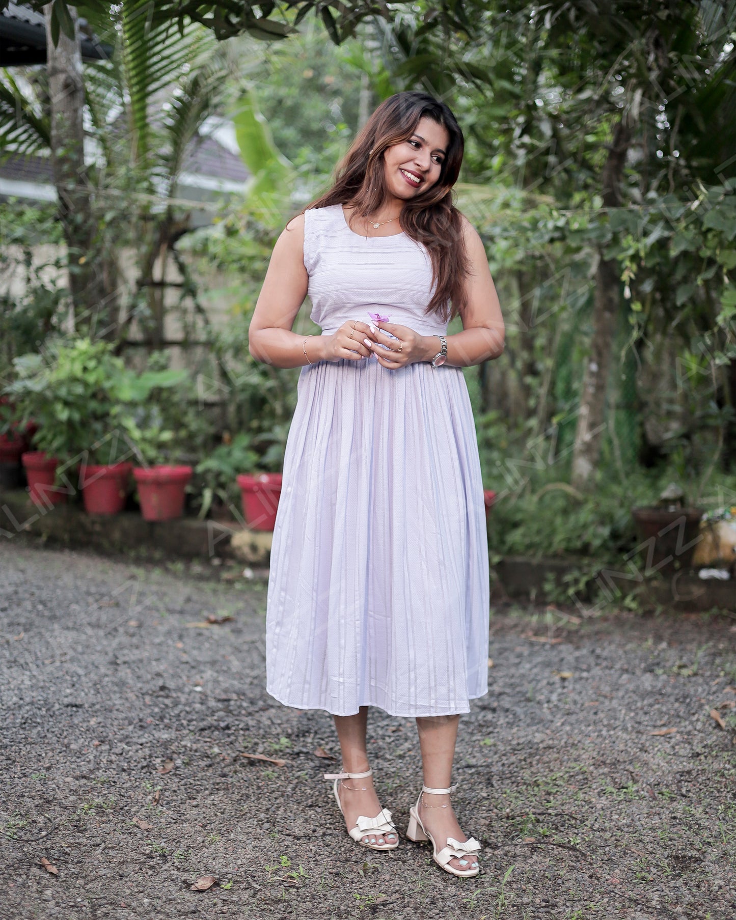 Imported western Frock with Attached Sleeves – R481