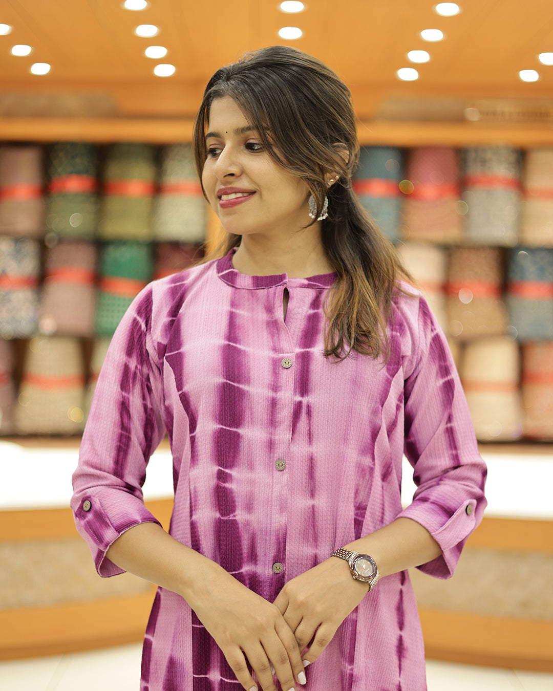 Women's Tie & Dye Aline Kurti - 1232