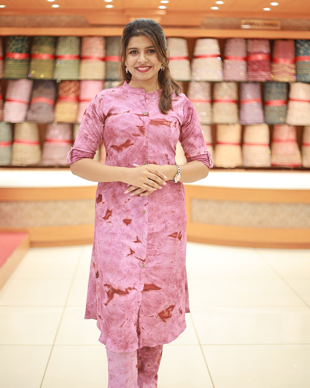 Women's Tie & die Co-ord Set -1284