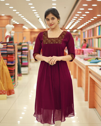 Women's Aline Kurthi- 1262