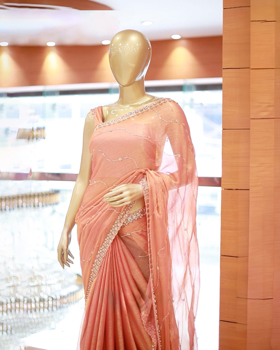 Designer Handworked Saree - 1264