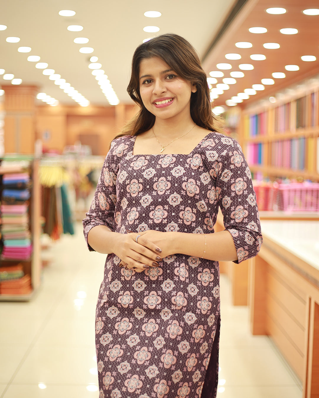 Women's Slited Kurthi- 1271