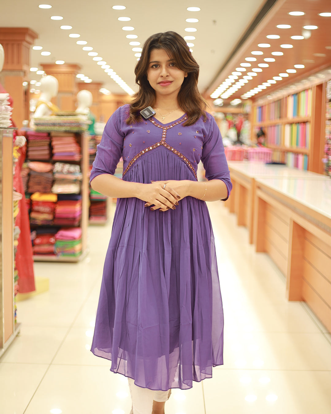 Women's Alia Cut  Kurti - 1273