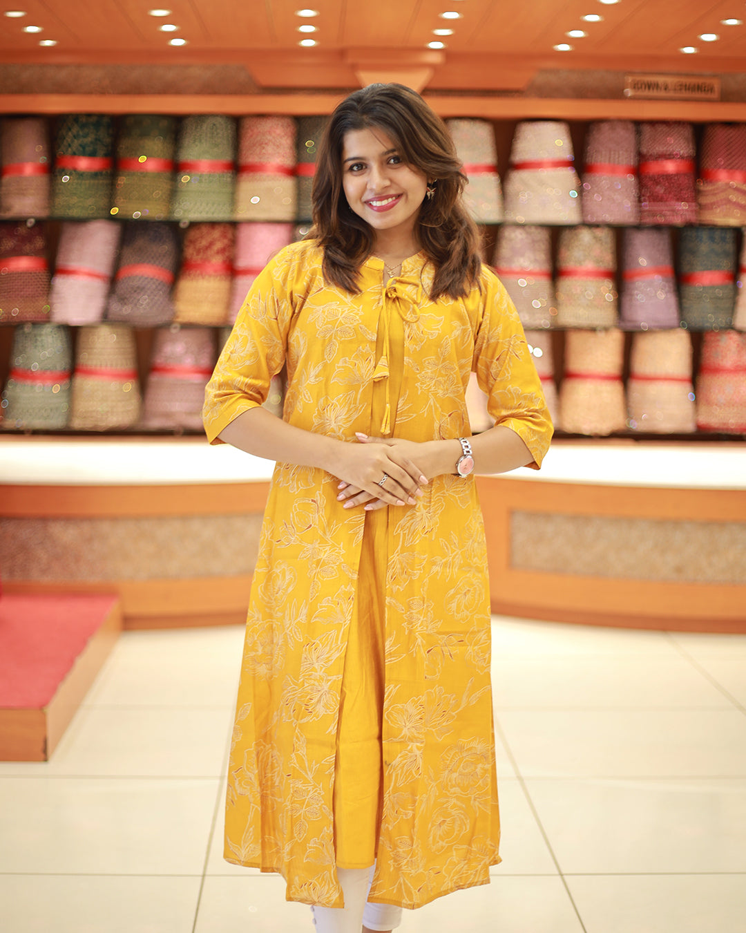 Women's Kurthi with Overcoat -1287