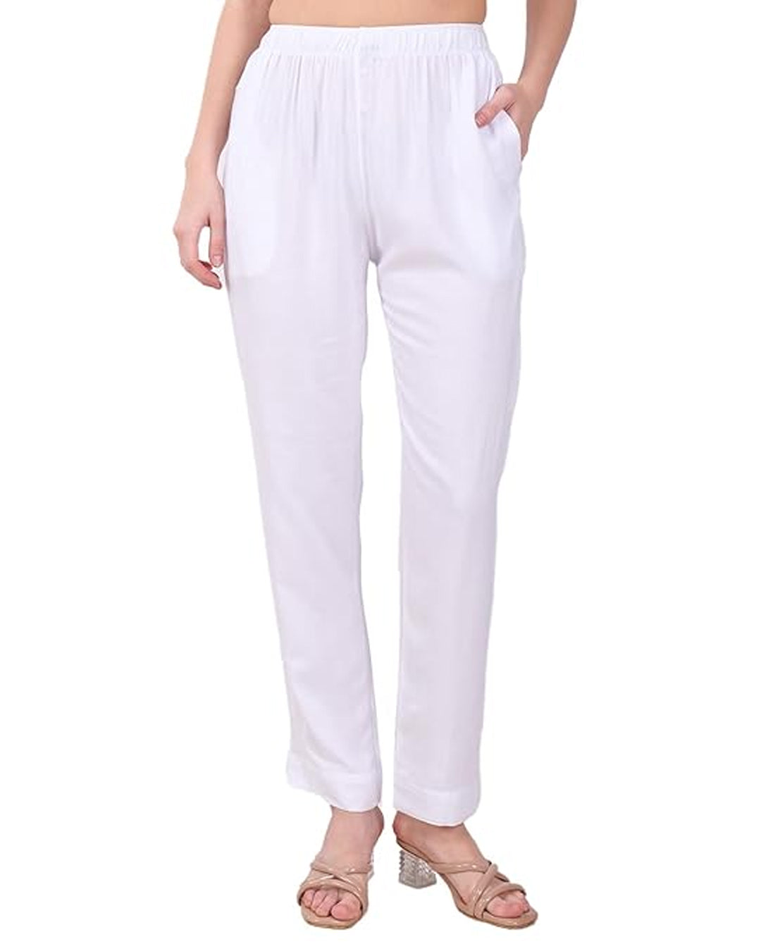 Women's Cotton Lycra Cigarette Pant -1500