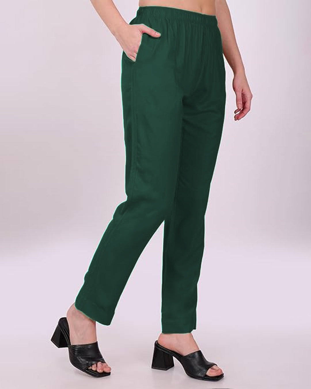 Women's Cotton Lycra Cigarette Pant -1500