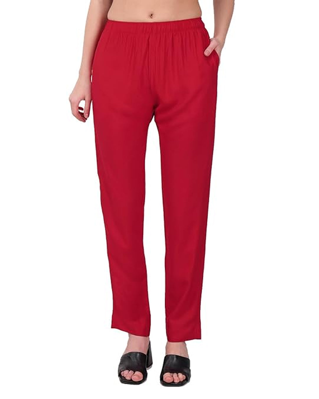 Women's Cotton Lycra Cigarette Pant -1500