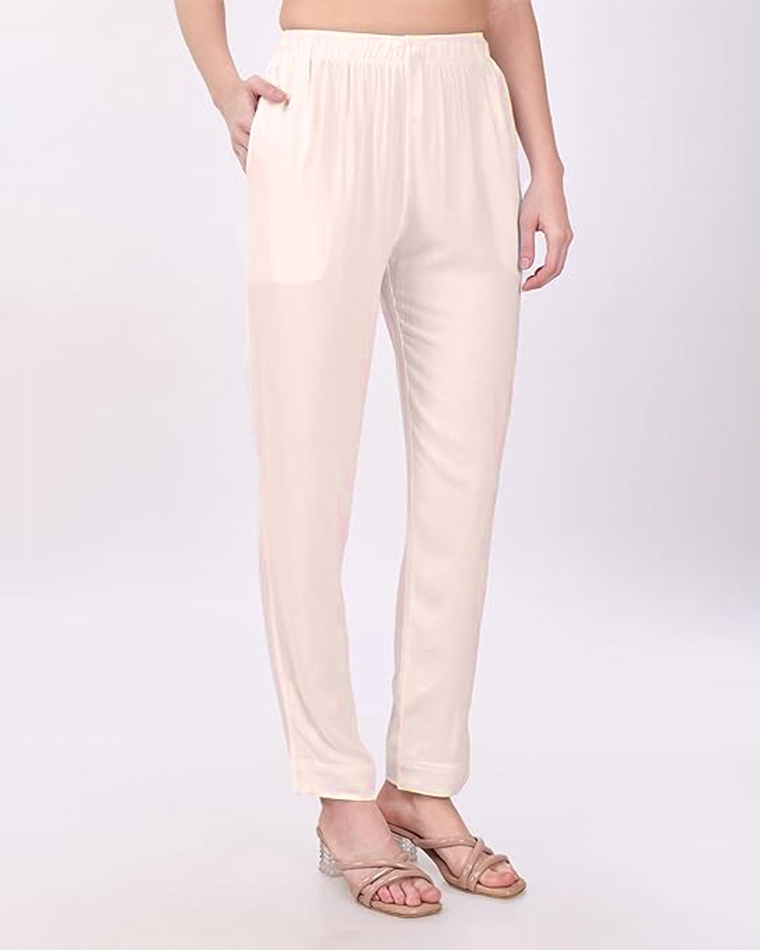 Women's Cotton Lycra Cigarette Pant -1500