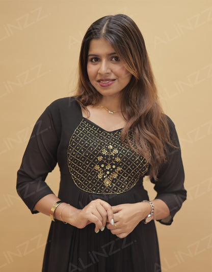 Women's Georgette Aline Kurti - R529