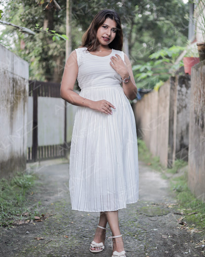 Imported western Frock with Attached Sleeves – R481