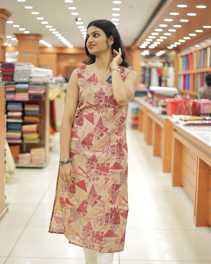 Women's Cotton Kurti- 1312