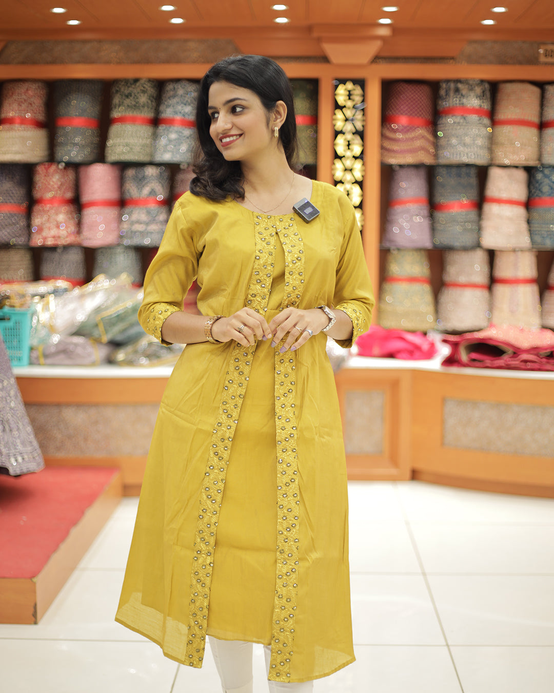 Women's Partywear Kurthi -1317