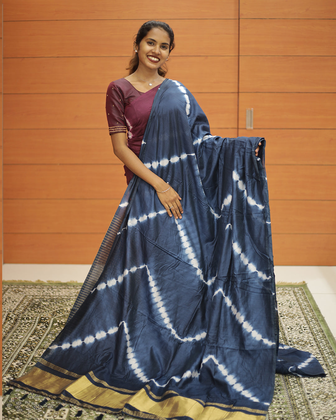 Tie and die Saree - 1321