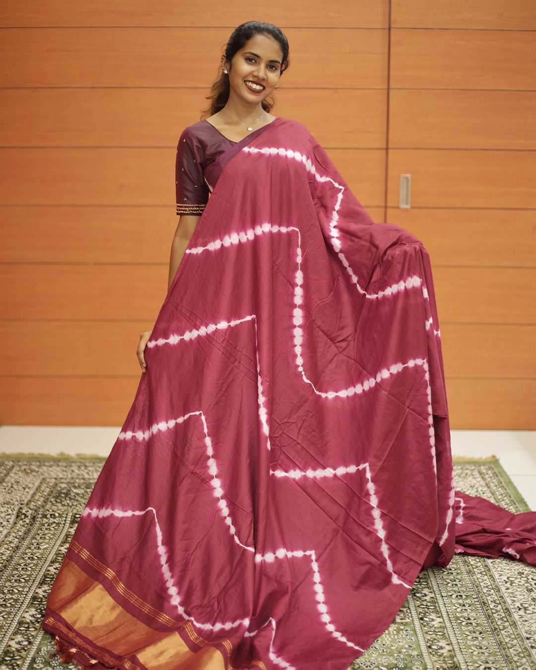 Tie and die Saree - 1321