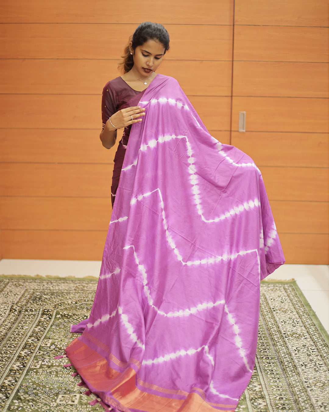 Tie and die Saree - 1321