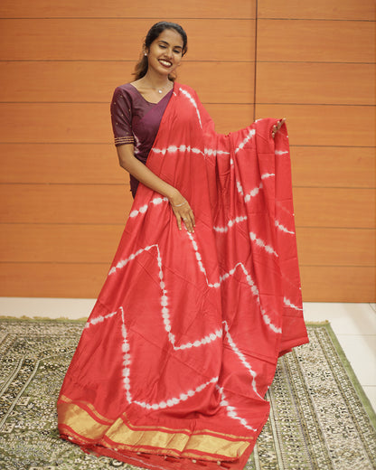 Tie and die Saree - 1321