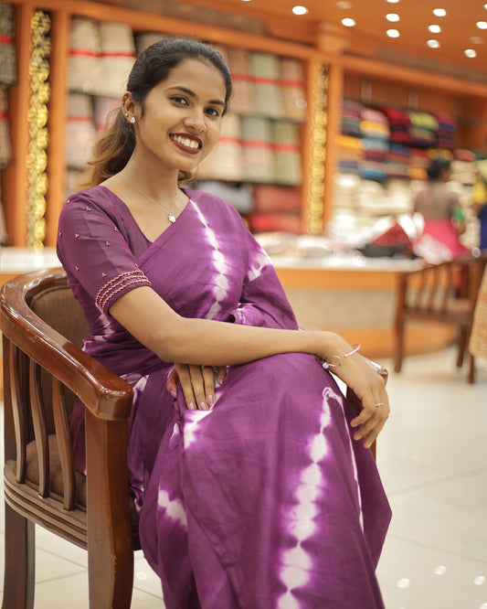 Tie and die Saree - 1321