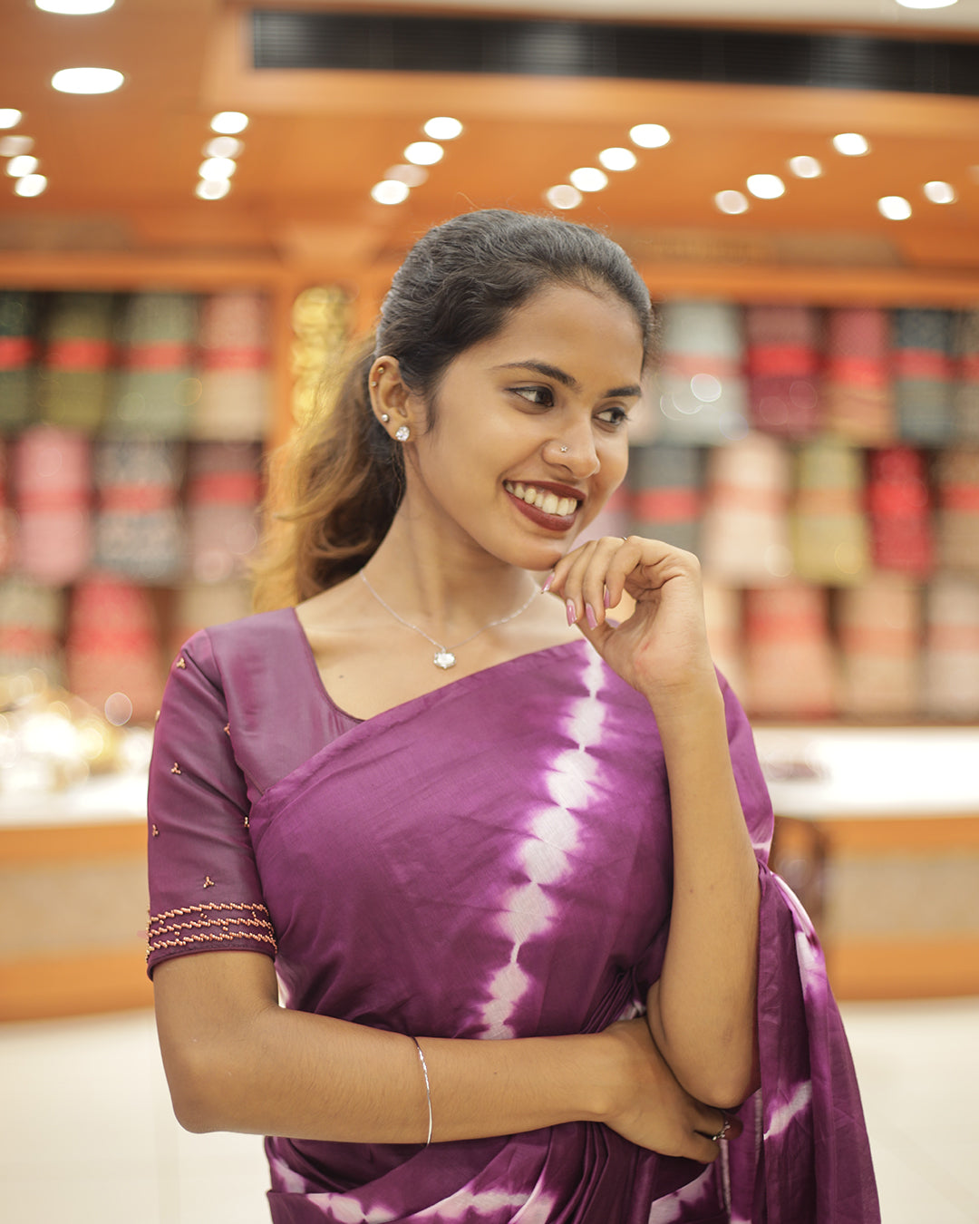 Tie and die Saree - 1321
