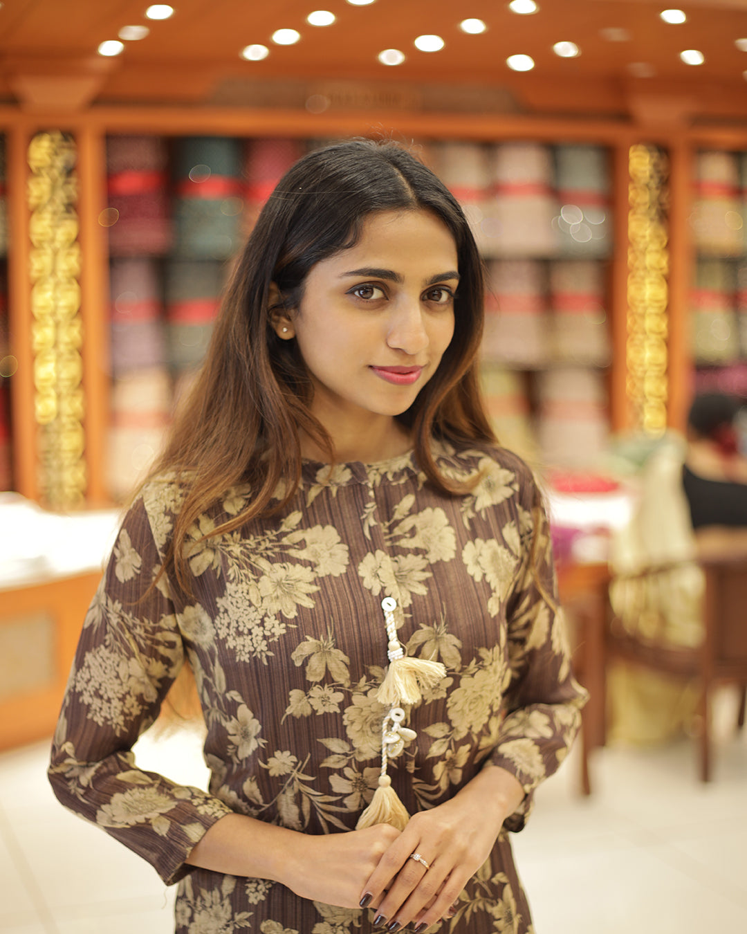 Women's FLoral Printed  Kurthi- 1336
