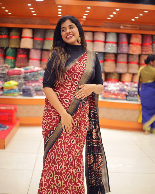 Kalam Kari Prints Sarees  - 1354