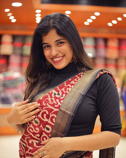 Kalam Kari Prints Sarees  - 1354