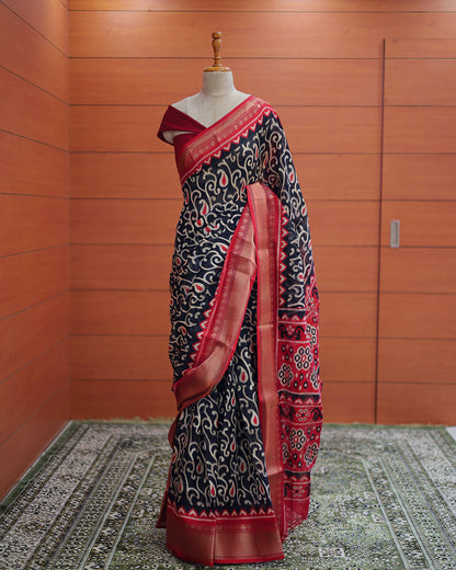 Kalam Kari Prints Sarees  - 1354