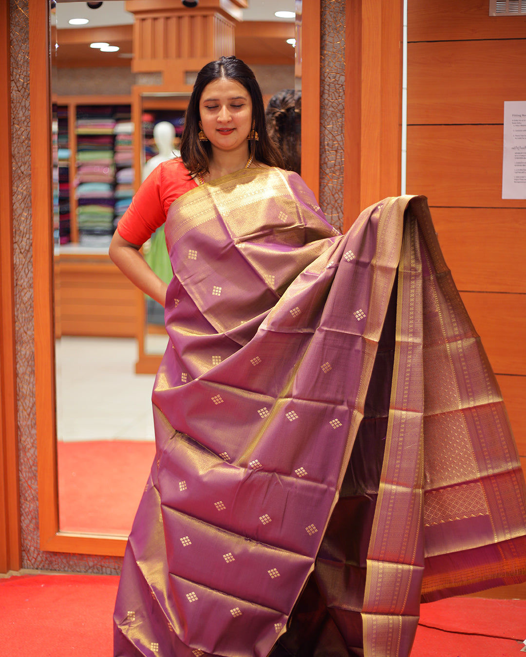 Brocade Tissue Silk Sarees - 1370
