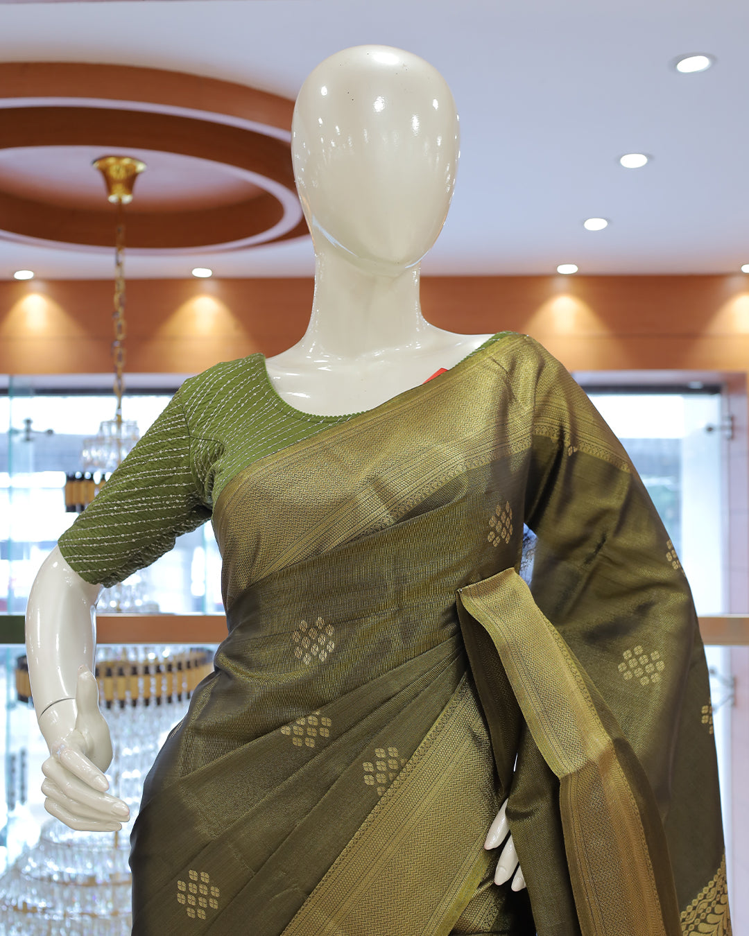 Brocade Tissue Silk Sarees - 1370