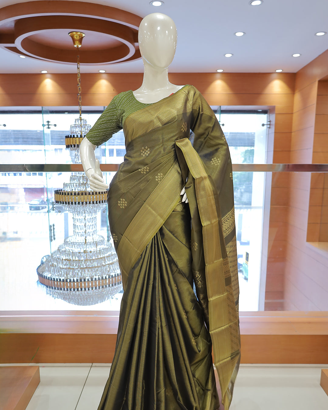 Brocade Tissue Silk Sarees - 1370