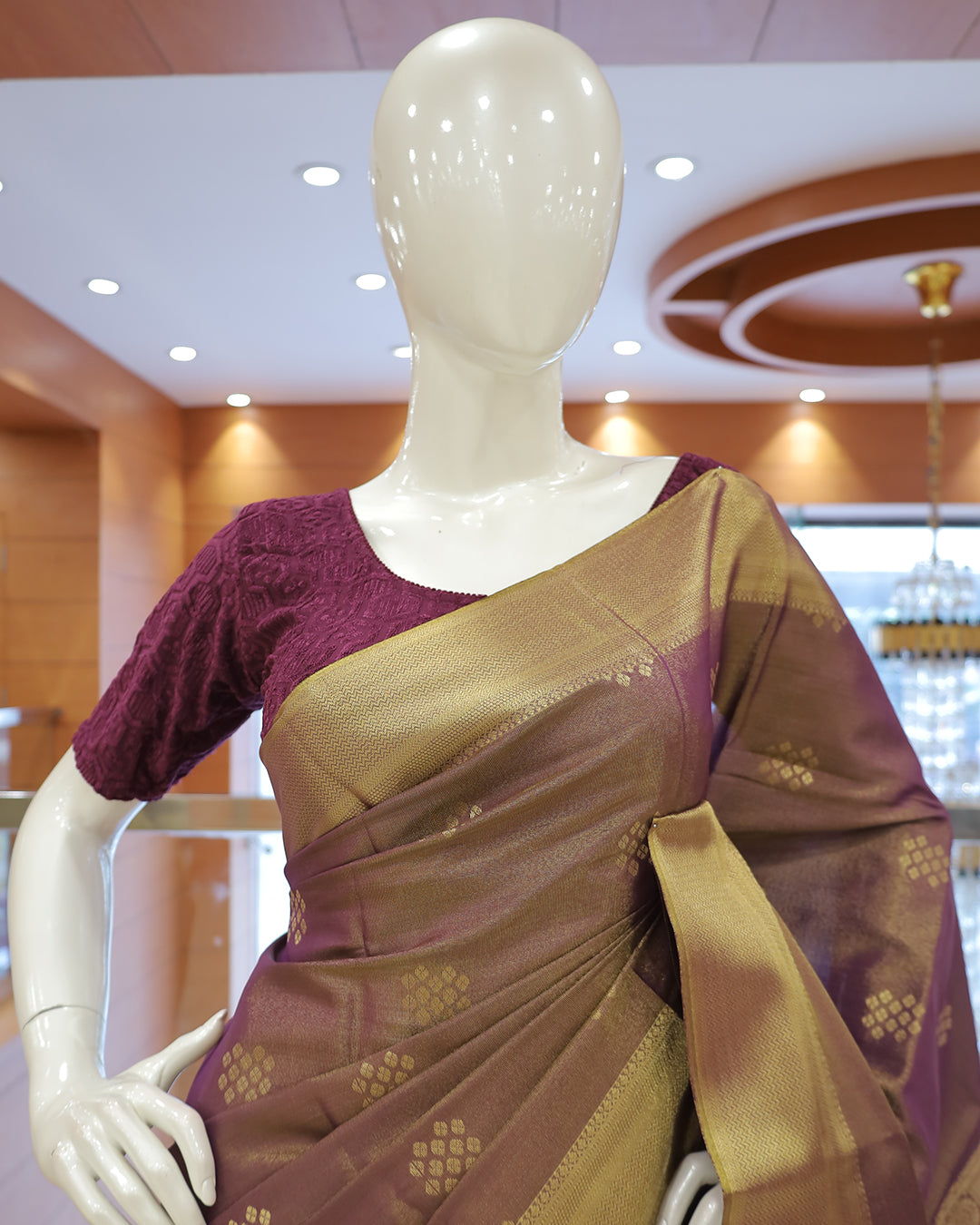 Brocade Tissue Silk Sarees - 1370