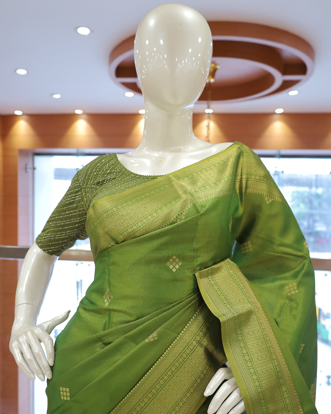 Brocade Tissue Silk Sarees - 1370