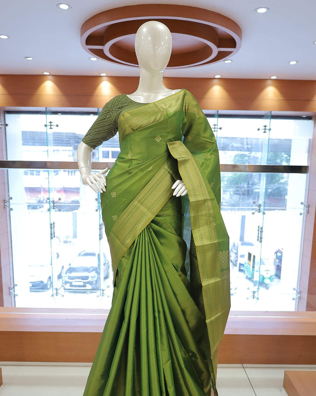 Brocade Tissue Silk Sarees - 1370