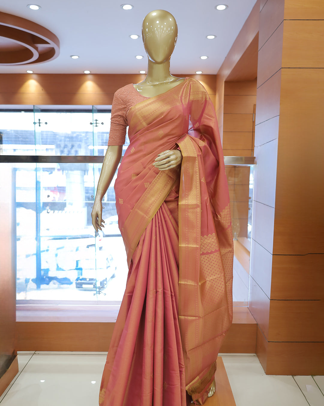 Brocade Tissue Silk Sarees - 1370