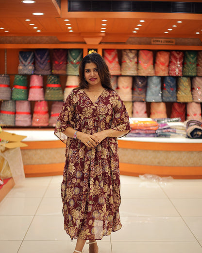 Women's  Caftan Kurti - 1387