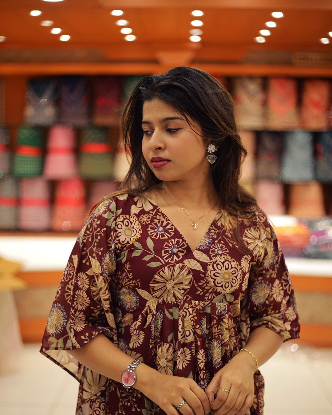 Women's  Caftan Kurti - 1387