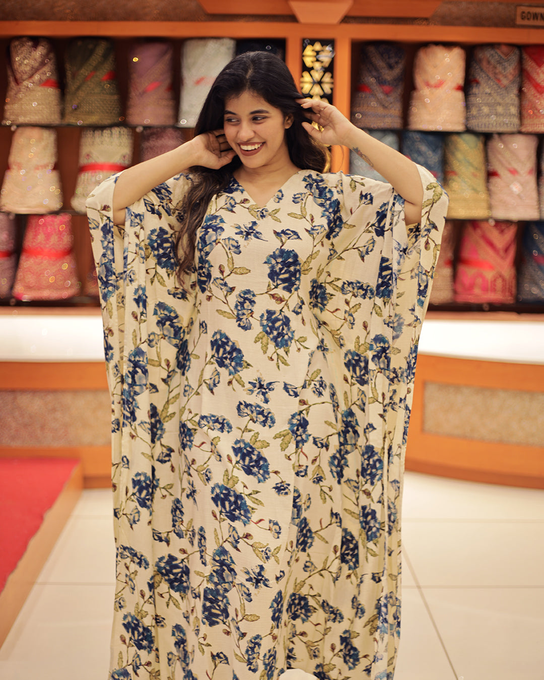 Women's Rayon Printed Caftan  -1396