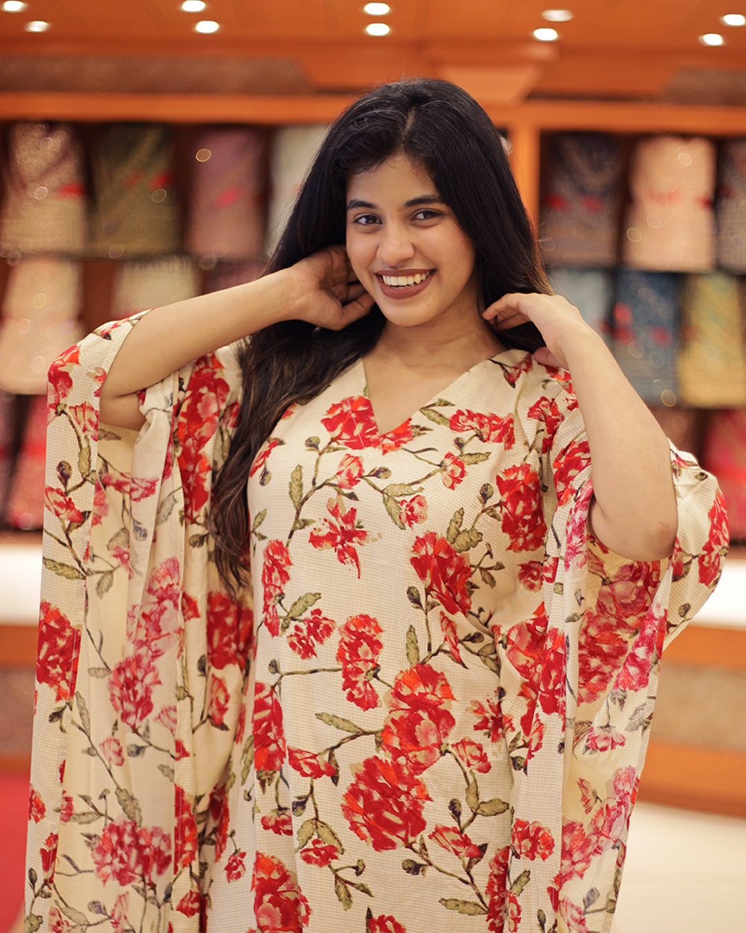 Women's Rayon Printed Caftan  -1396
