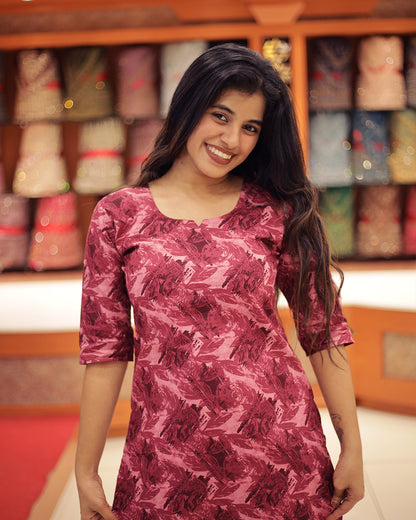 Women's Slited Kurti -1399
