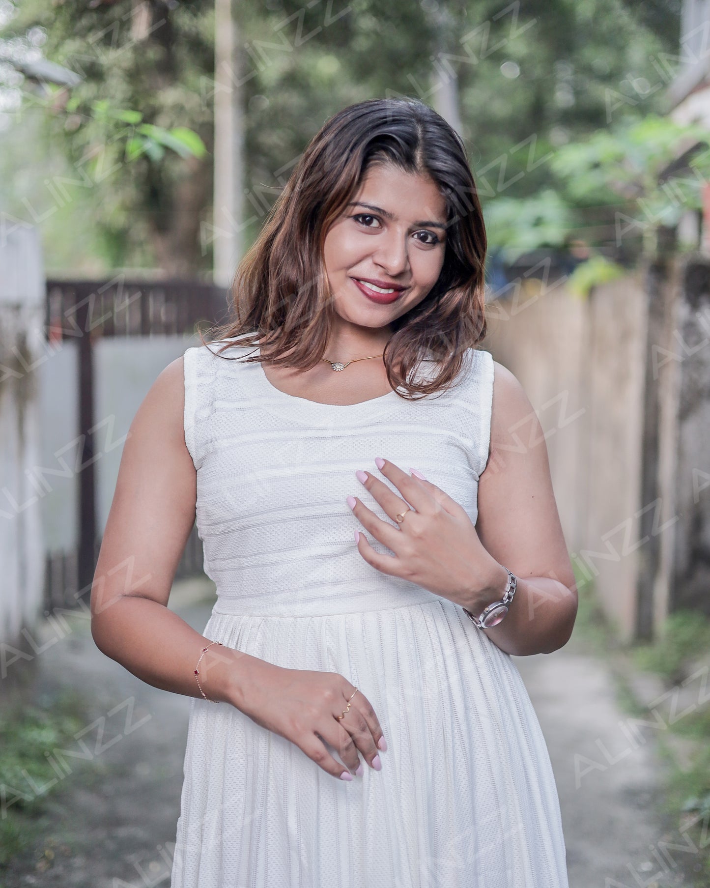 Imported western Frock with Attached Sleeves – R481