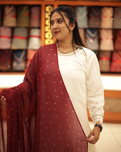 Women's Bandini printed Dupatta  -1412