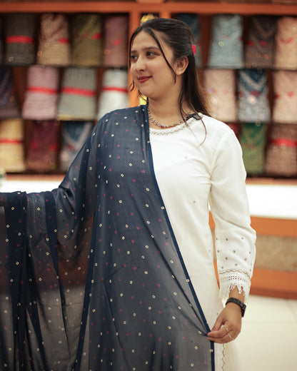 Women's Bandini printed Dupatta  -1412